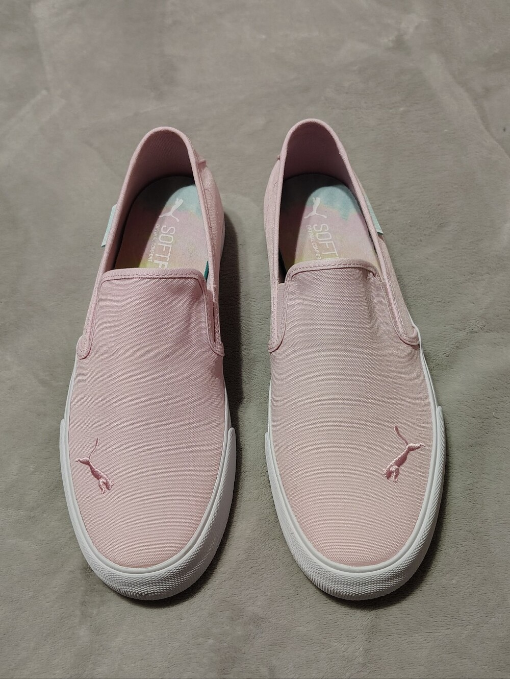 Women's Pink Puma Slip On Shoes Size 11